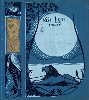 Images Dated 5th November 2013: Design for book cover, New Light Through Old Windows