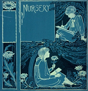 Images Dated 5th November 2013: Design for book cover, nursery stories