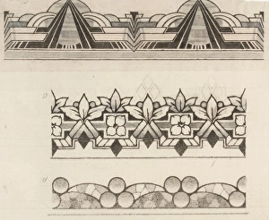 Charcoal Gallery: Design for Borders in brown and grey