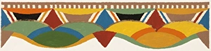 MoDA - Museum of Domestic Design & Architecture Gallery: Design for Borders (Wallpaper) in art deco style