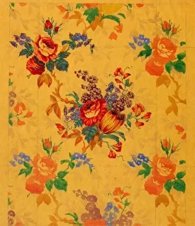 Design for Chintz with flowers