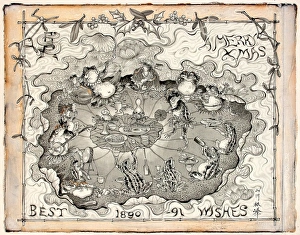 Images Dated 29th October 2013: Design for Christmas card