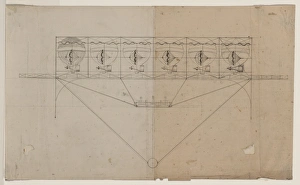 Superstructure Collection: Design drawing for a navigational system for an airship empl