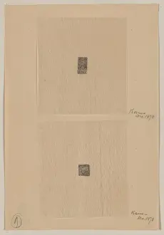 Seals Prints: Design drawings for rectangular seals or stamps