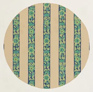 Design for Dress Silk or Print with vertical stripes