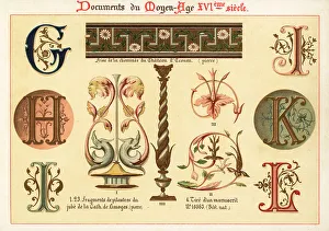 Typography Prints: Design elements from the 16th century