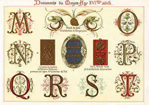 Typography Prints: Design elements from the 16th century