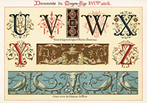 Typography Prints: Design elements from the 16th century