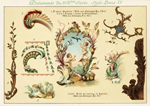 Highlight Prints: Design elements from the era of King Louis XV, 18th century
