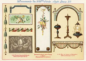 Highlight Prints: Design elements from the era of King Louis XVI, 18th century