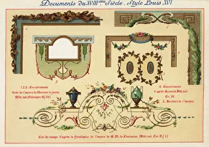 Highlight Prints: Design elements from the era of King Louis XVI, 18th century