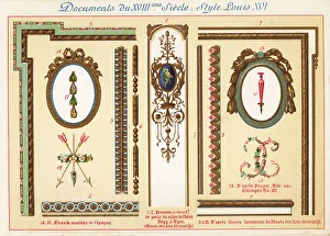 Highlight Prints: Design elements from the era of King Louis XVI, 18th century
