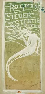 Images Dated 29th October 2013: Design for ephemera with mermaid