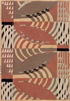 Images Dated 5th November 2013: Design for floor covering in art deco style