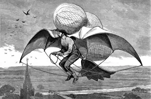 Suggested Prints: Design for a Flying Machine, 1877