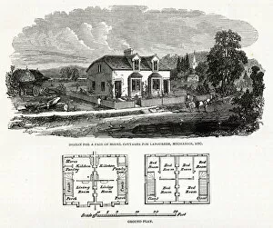 Mechanics Collection: Design for a pair of Model Cottages