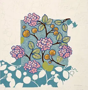 Design for Printed Textile with flowers