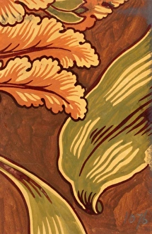 MoDA - Museum of Domestic Design & Architecture Gallery: Design for Printed Textile with leaves