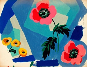 MoDA - Museum of Domestic Design & Architecture Gallery: Design for Textile with bright flowers