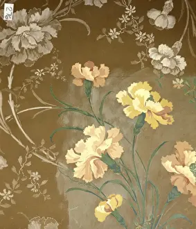 Carnation Prints: Design for Textile with flowers