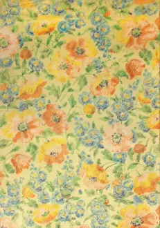Design for Textile with flowers