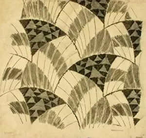 Design for textile with geometrical shapes