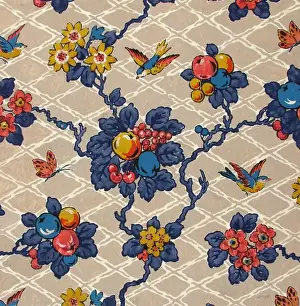 MoDA - Museum Of Domestic Design And Architecture Prints: Design for Textile or Wallpaper