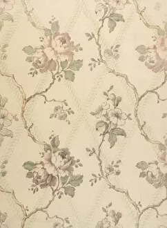 Design for Textile or Wallpaper with roses