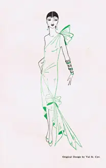 Design by Val St Cyr for London fashion house of Baroque Ltd