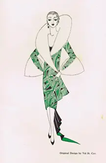 Design by Val St Cyr for London fashion house of Baroque Ltd