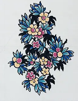 Design for Wallpaper with flowers