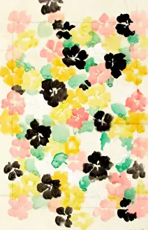 Design for Wallpaper with flowers