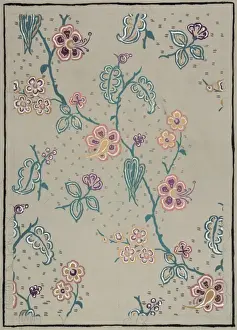 Design for Wallpaper with flowers