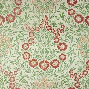 Design for Wallpaper in green and brown