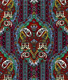 Paisley Prints: Design for Wallpaper with paisley pattern