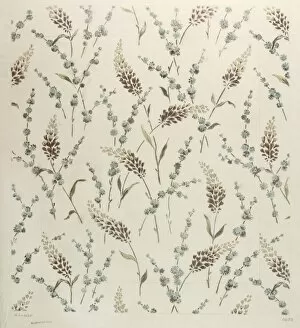 Design for Woven Textile in grey and brown