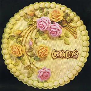 Icing Prints: Designs for Cake Tops, Buttercream Rose Cake