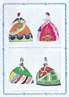 Bergere Prints: Designs by Umberto Brunelleschi for Un Souper Chez la Paiva