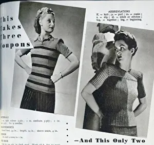 Instructions Prints: Designs for women's knitwear