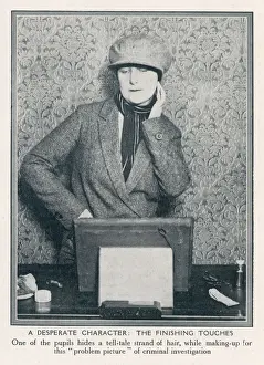 Criminal Prints: A desperate character. A woman detective pupil at the Baker Street school for lady