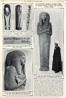 Amun Gallery: The despoiled coffins of Meryet-Amun at Deir el Bahri, 1929