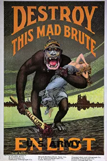 Representing Gallery: Destroy This Mad Brute Date: 1917