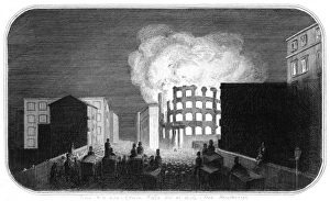 Ablaze Gallery: Destruction by fire of Collards Piano Factory