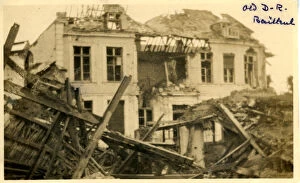 Nieppe Gallery: Destruction of Old District Railway Station, Bailleul