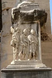 Images Dated 8th October 2008: Detail, Arch of Septimius Severus, Rome, Italy