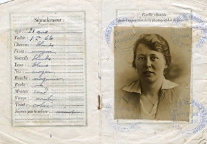 Images Dated 3rd July 2017: Details and photo, French passport