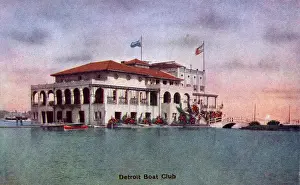 Detroit, Michigan, USA - Boat Club - Clubhouse