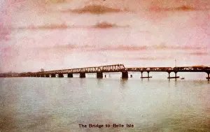Detroit, Michigan, USA - The Bridge to Belle Isle
