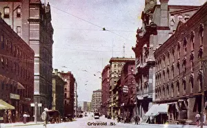 Detroit, Michigan, USA - Griswold Street