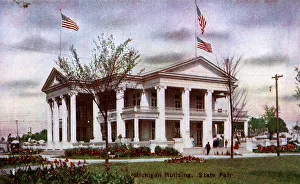 Detroit, Michigan, USA - Michigan Building, State Fair